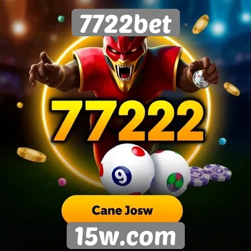 Variedade de jogos disponíveis na plataforma 7722bet